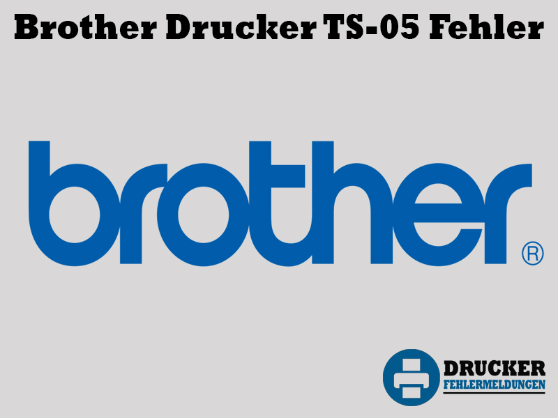Brother Drucker Fehlercode: TS-05