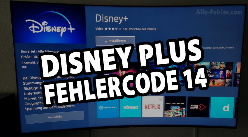 Disney Plus Fehlercode 14 – Wie man es repariert