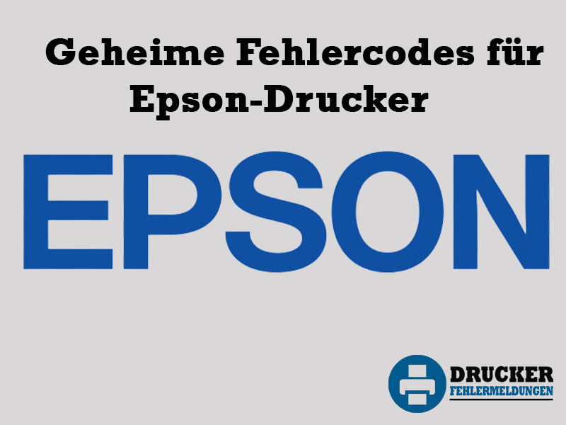 Epson Drucker Fehlercodes Liste