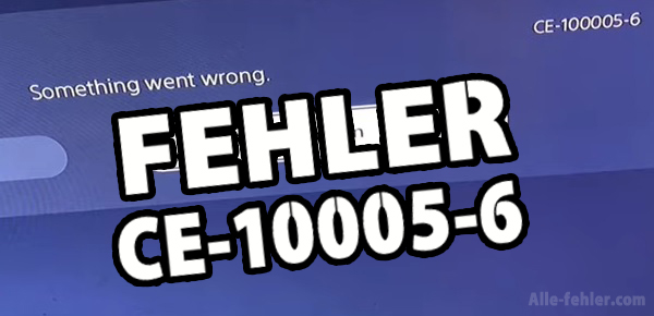 PS5 Fehlercode (CE-10005-6) – wie repariert man