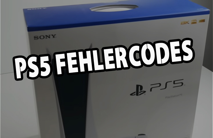 PS5 Fehlercodes Liste und Lösungen