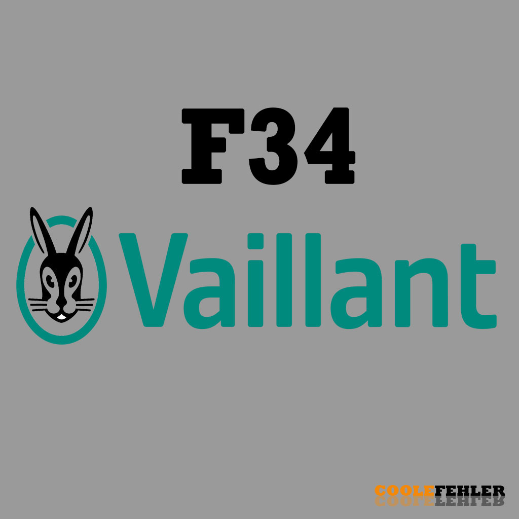 Vaillant Fehlercode F34 – Problemlösung