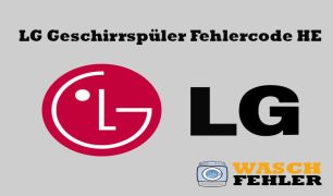 LG Geschirrspüler Fehlercode HE