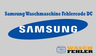 Samsung Waschmaschine Fehlercode DC