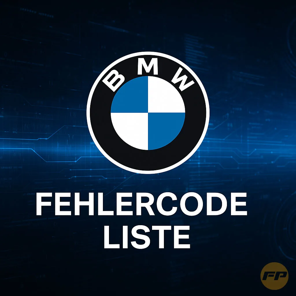 BMW Fehlercodes Liste – Alle Fehlercodes mit Beschreibung und PDF Download