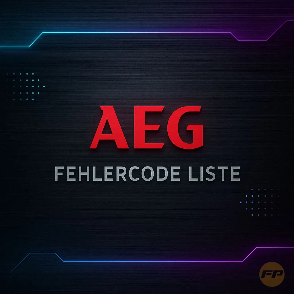 AEG Lavamat Fehlercodes – Liste der häufigsten Störungen und deren Lösungen